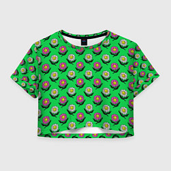 Женский топ Цветут цветы