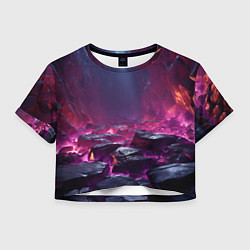 Женский топ Абстрактные фрагменты