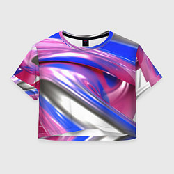 Женский топ Вязкая абстракция в фиолетовых оттенках