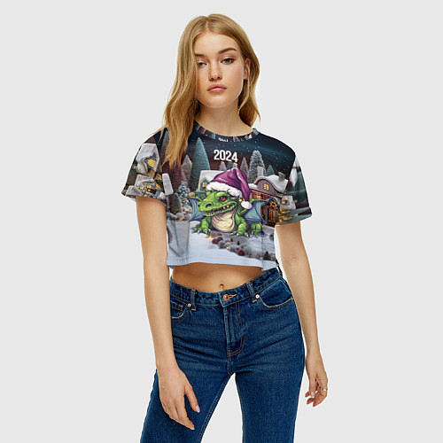 Женский топ Дракоша 2024 / 3D-принт – фото 3