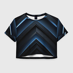 Женский топ Синий мир абстракции