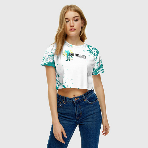 Женский топ Final fantasy неон / 3D-принт – фото 3