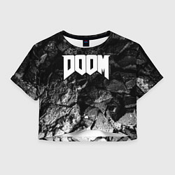 Женский топ Doom black graphite