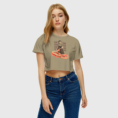 Женский топ Мастер и маргарита Аннушка / 3D-принт – фото 3