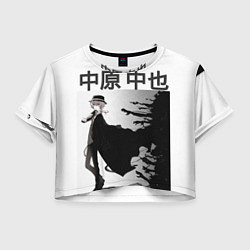 Футболка 3D укороченная женская Nakahara Chya, цвет: 3D-принт