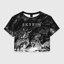 Женский топ Skyrim black graphite