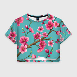Женский топ Ветка розовой сакуры