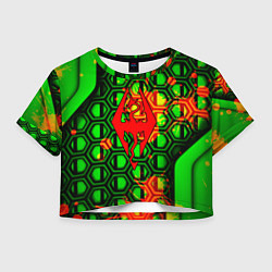 Футболка 3D укороченная женская The Elder Scrolls game, цвет: 3D-принт