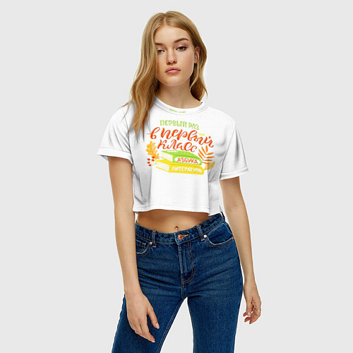 Женский топ В первый раз в первый класс / 3D-принт – фото 3