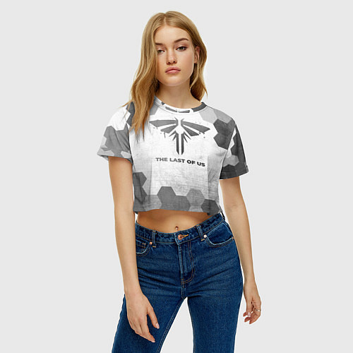 Женский топ The Last Of Us - white gradient / 3D-принт – фото 3