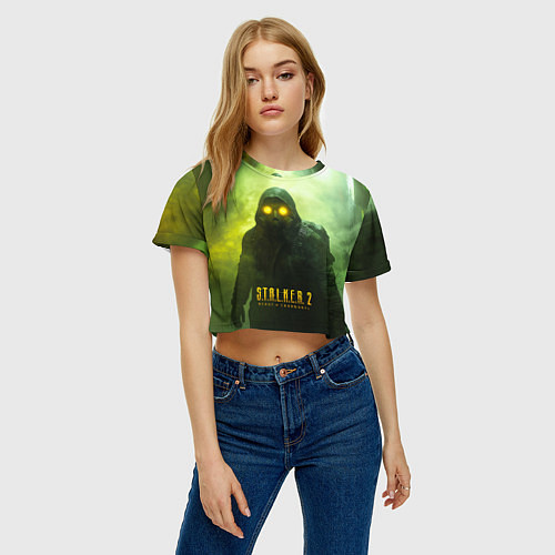 Женский топ Stalker 2 ядовитый дым / 3D-принт – фото 3