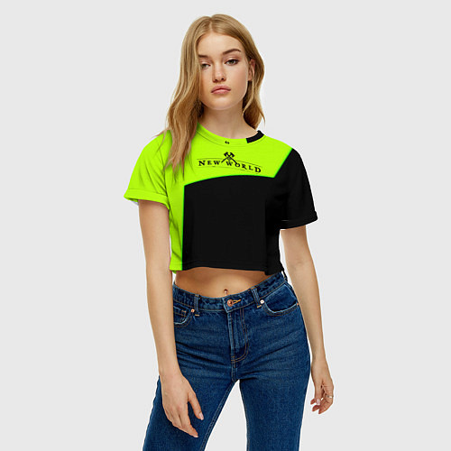 Женский топ New world geomerty / 3D-принт – фото 3