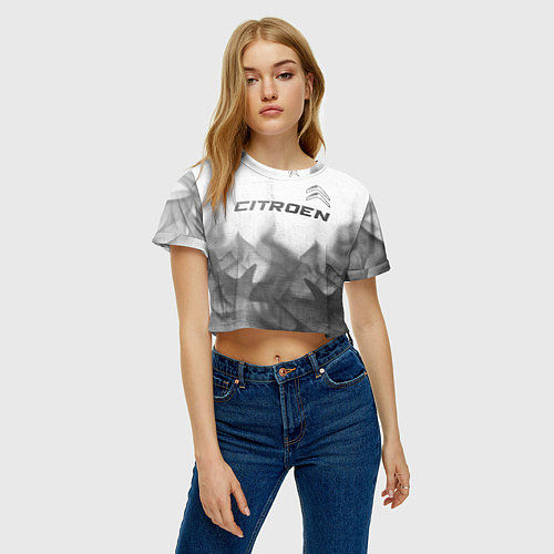 Женский топ Citroen - white gradient посередине / 3D-принт – фото 3