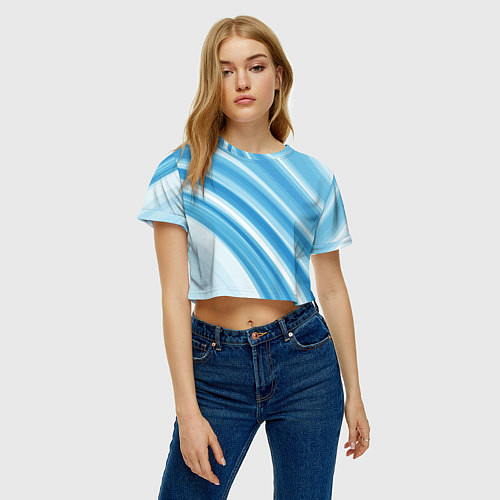 Женский топ Акварель / 3D-принт – фото 3