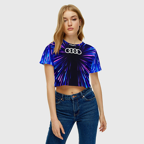 Женский топ Audi neon energy / 3D-принт – фото 3