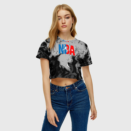 Женский топ NASA неоновый огонь / 3D-принт – фото 3