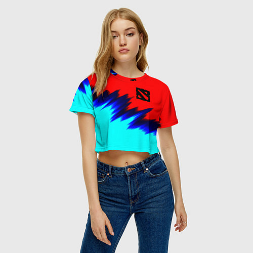 Женский топ Dota краски / 3D-принт – фото 3