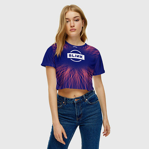 Женский топ Blackpink red energy / 3D-принт – фото 3