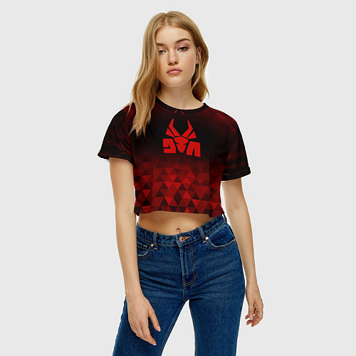 Женский топ Die Antwoord red poly / 3D-принт – фото 3