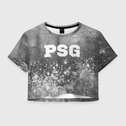 Женский топ PSG - grey gradient посередине