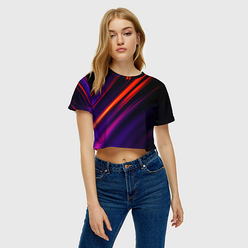 Женский топ Multicolored / 3D-принт – фото 3