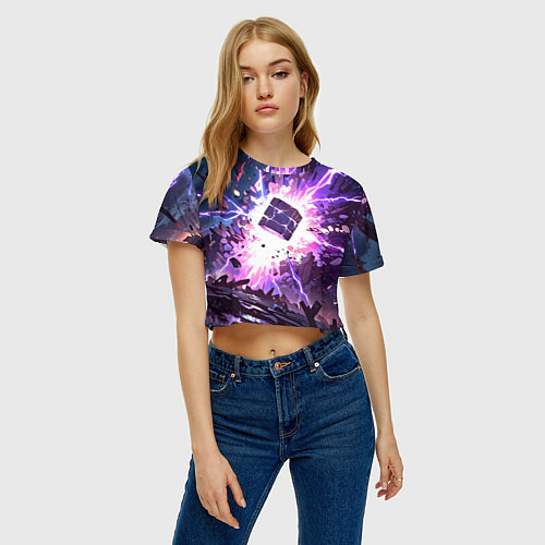 Женский топ Магический куб / 3D-принт – фото 3