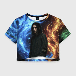 Женский топ Bones депрессивный стиль