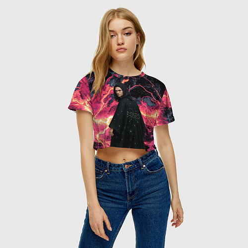 Женский топ Bones в мантии со звездами / 3D-принт – фото 3