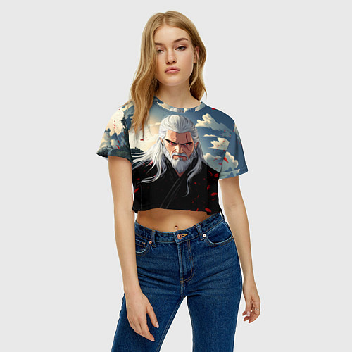 Женский топ Ведьмак стиль аниме / 3D-принт – фото 3