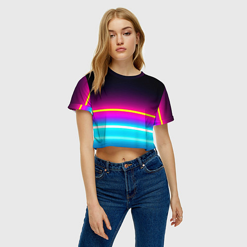 Женский топ Beach shorts / 3D-принт – фото 3