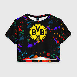 Женский топ Borussia краски всплеск текстура