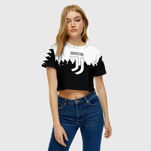 Женский топ Ювентус команды / 3D-принт – фото 3