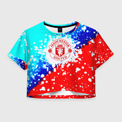 Женский топ Манчестер Юнайтед неон