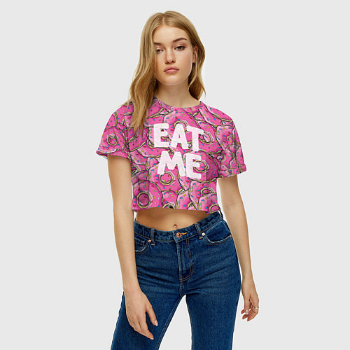 Женский топ Eat me, Homer / 3D-принт – фото 3