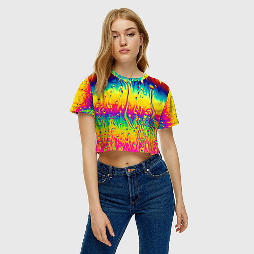 Женский топ Tie dye / 3D-принт – фото 3