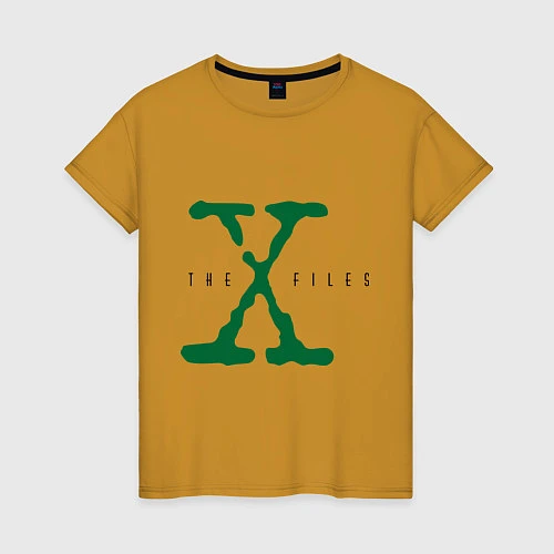Женская футболка The X-files / Горчичный – фото 1
