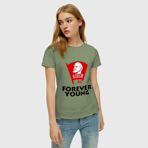 Женская футболка ВЛКСМ / Авокадо – фото 3