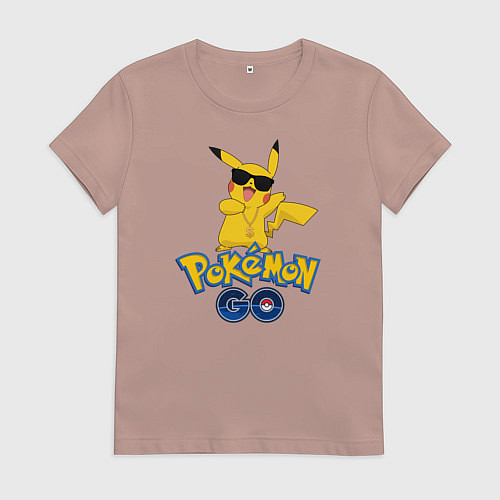 Женская футболка Pokemon GO / Пыльно-розовый – фото 1