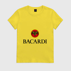 Футболка хлопковая женская Bacardi, цвет: желтый