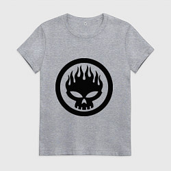 Футболка хлопковая женская The Offspring: Sybmol, цвет: меланж