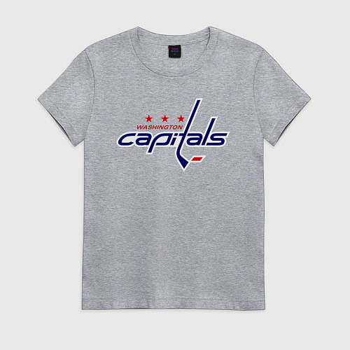 Женская футболка Washington Capitals / Меланж – фото 1