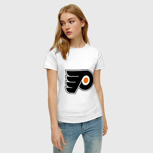 Женская футболка Philadelphia Flyers / Белый – фото 3