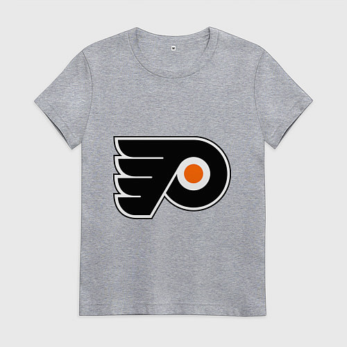 Женская футболка Philadelphia Flyers / Меланж – фото 1
