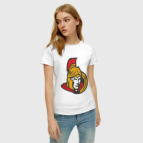 Женская футболка Ottawa Senators / Белый – фото 3