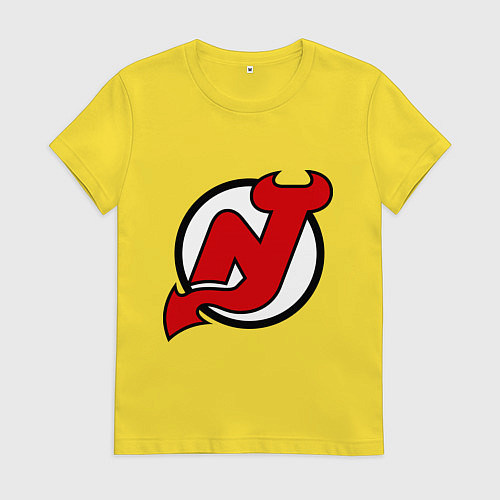 Женская футболка New Jersey Devils / Желтый – фото 1