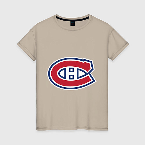 Женская футболка Montreal Canadiens / Миндальный – фото 1