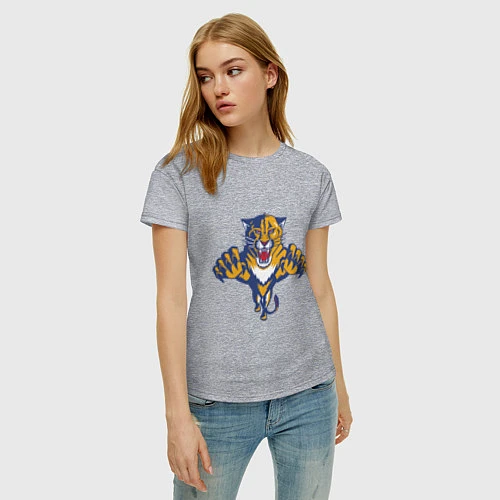 Женская футболка Florida Panthers / Меланж – фото 3