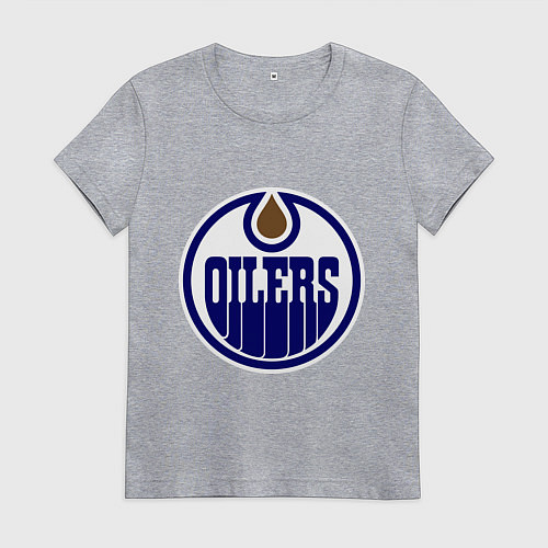 Женская футболка Edmonton Oilers / Меланж – фото 1