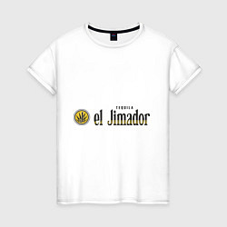 Футболка хлопковая женская Tequila El Jimador, цвет: белый