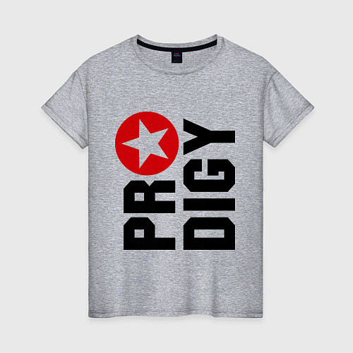 Женская футболка Prodigy Star / Меланж – фото 1